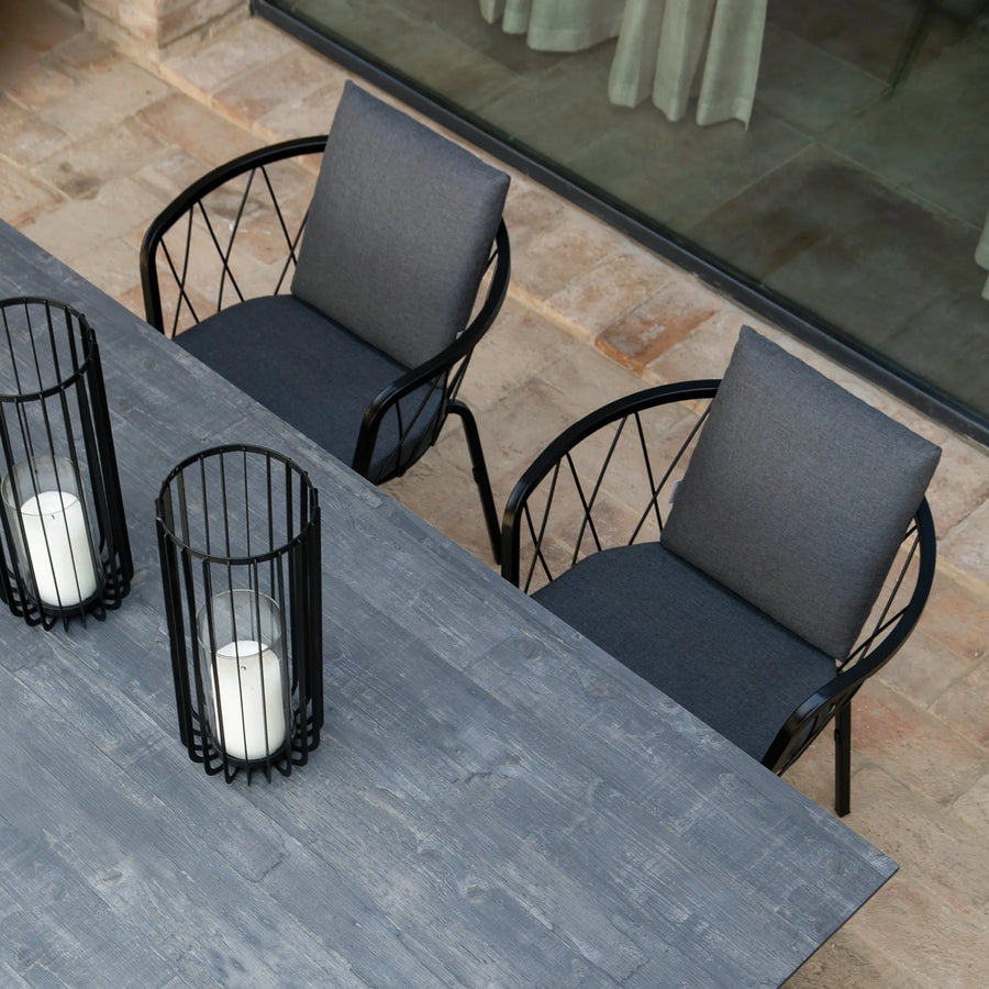 Spaceman Outdoor Furniture Singapore - Lattice Outdoor Dining Chairs - Luxury Balcony Furniture