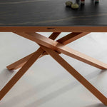 Dining table - Compatta - Intertwined Extendable Dining Table - Spaceman