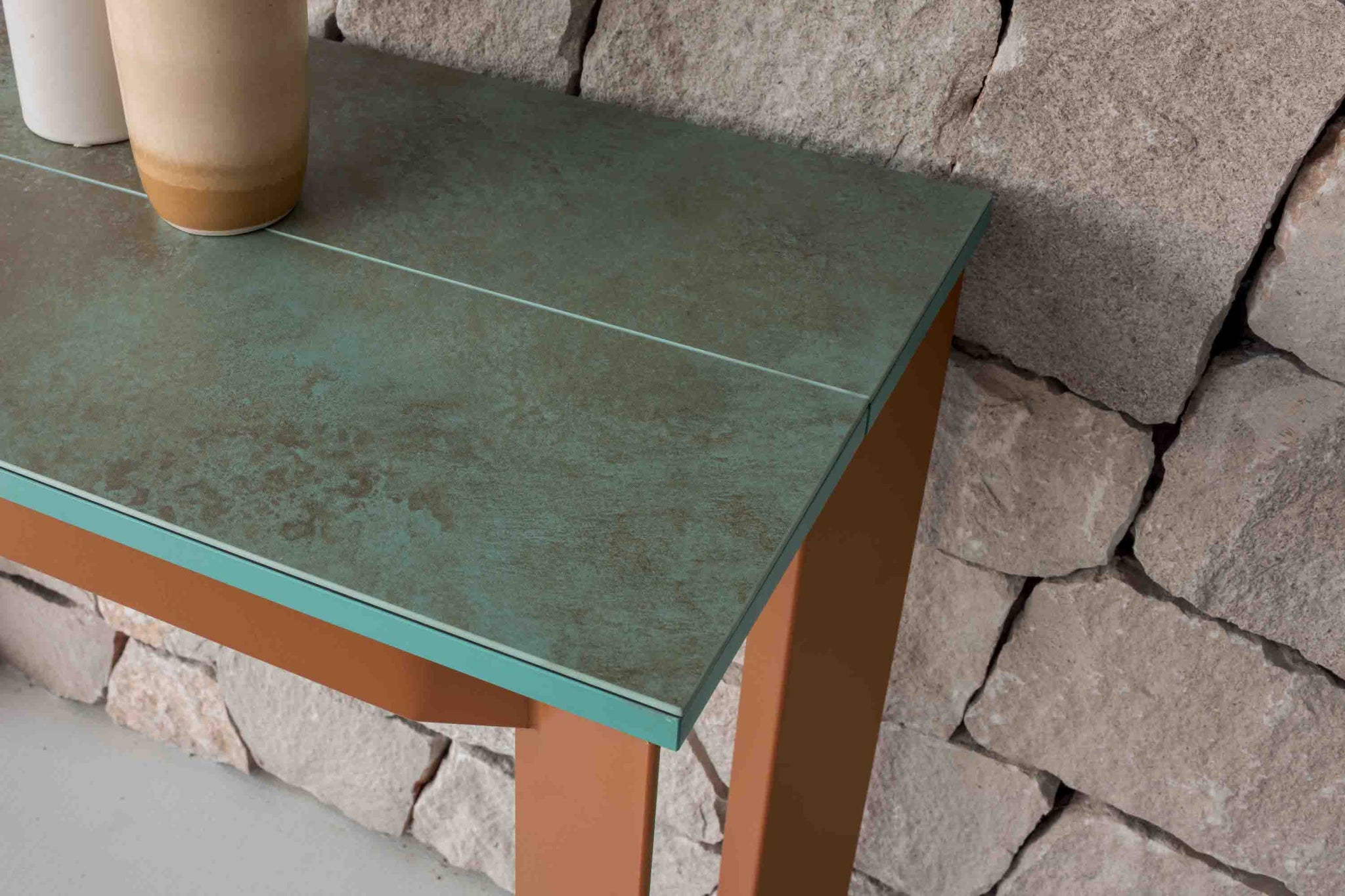 Dining table - Delta - Slim Console and Extendable Dining Table - Spaceman