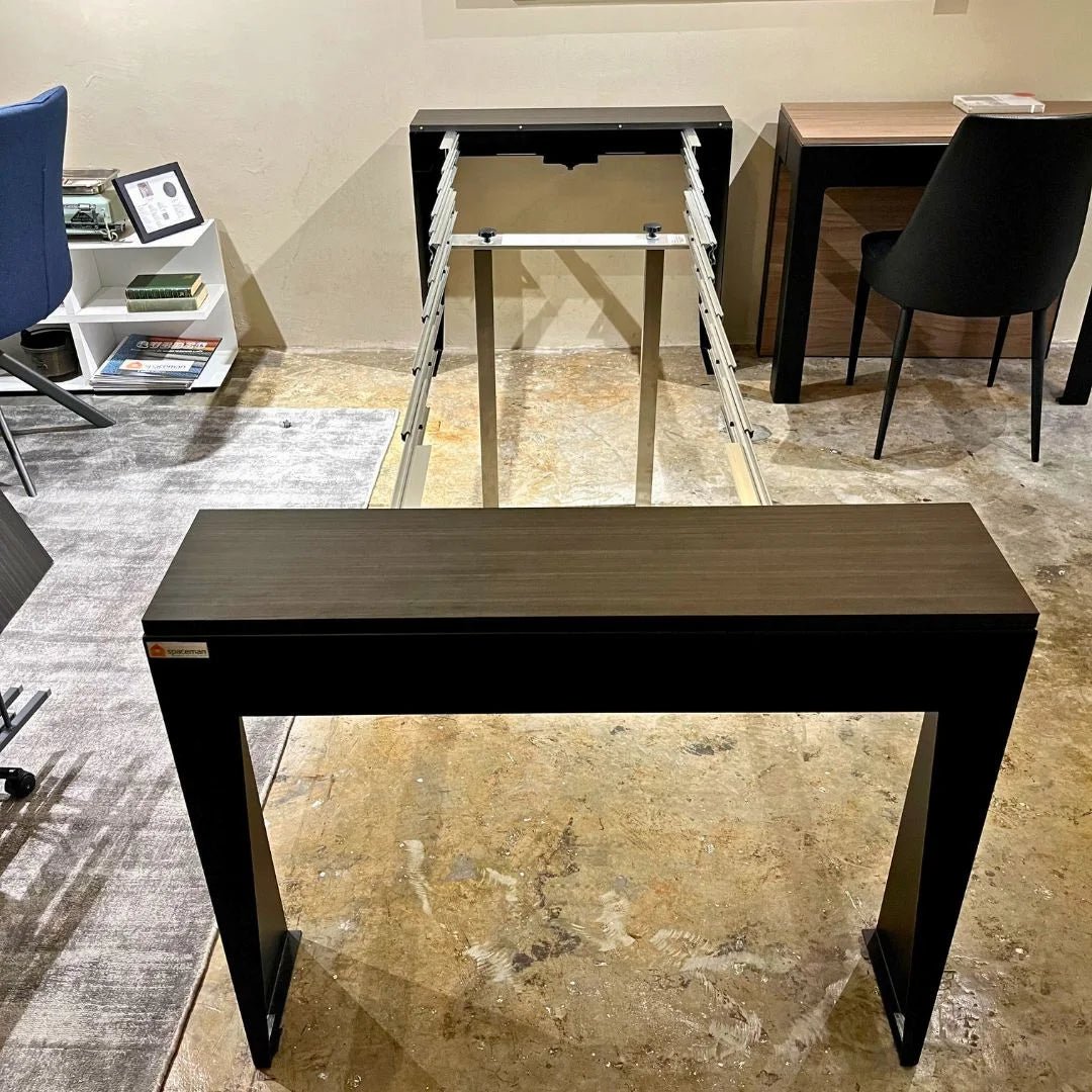 Dining table - EX - DISPLAY SALE 10% OFF ~ Mammoth 90cm + 4 Linea chairs + Trolley - Spaceman
