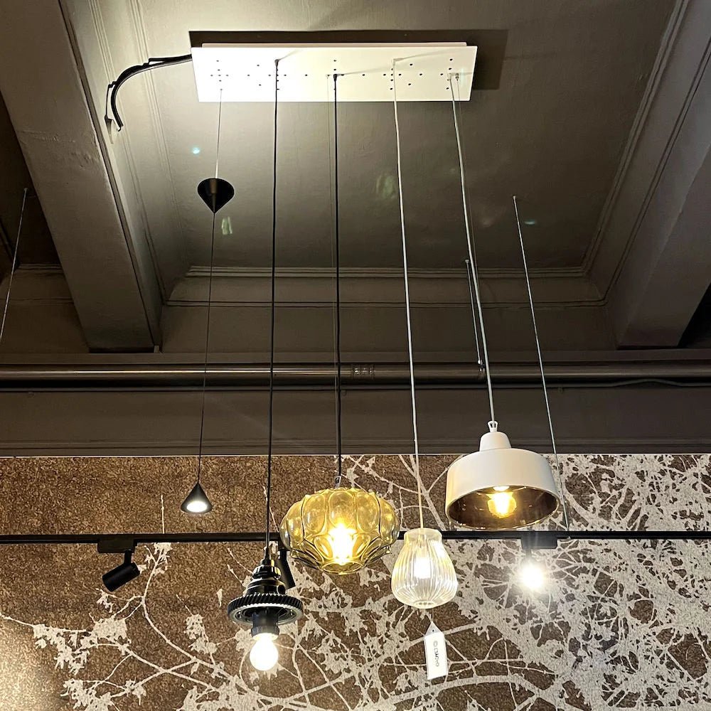 - EX - DISPLAY LIGHTING 35% OFF - Cluster Linear Pendant Light - Spaceman