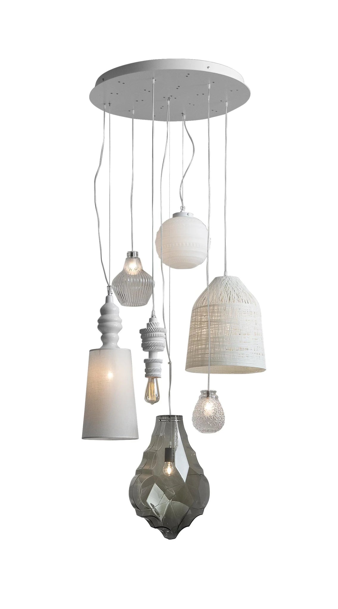 - EX - DISPLAY LIGHTING 35% OFF - Cluster Round Pendant Light - Spaceman