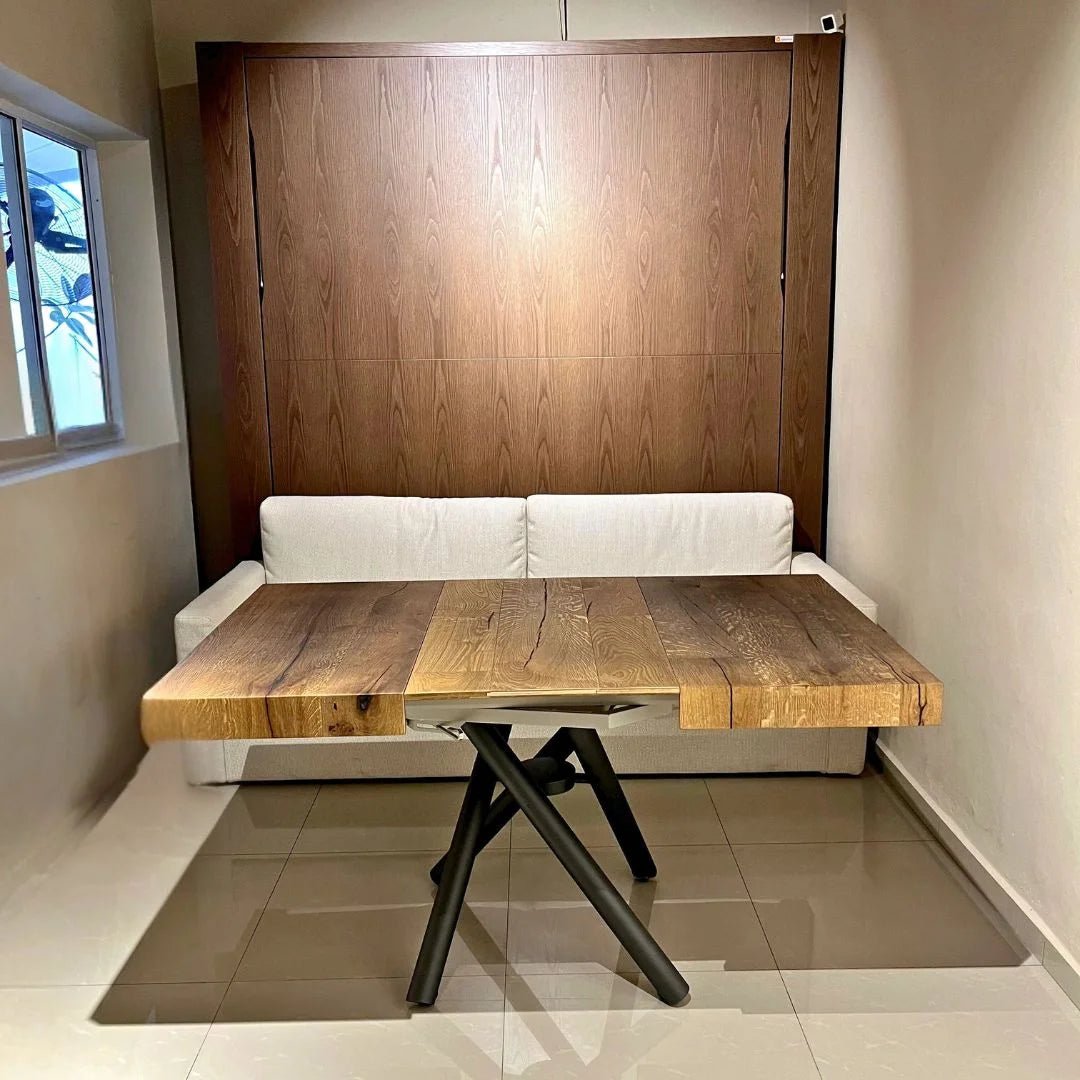 - EX - DISPLAY SALE 10% OFF ~ Plexus Rise Rectangle - Coffee and Extendable Dining Table - Spaceman