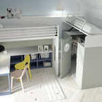 - Pandora - Kids/ Teens Loft Bed and Wardrobe - Spaceman