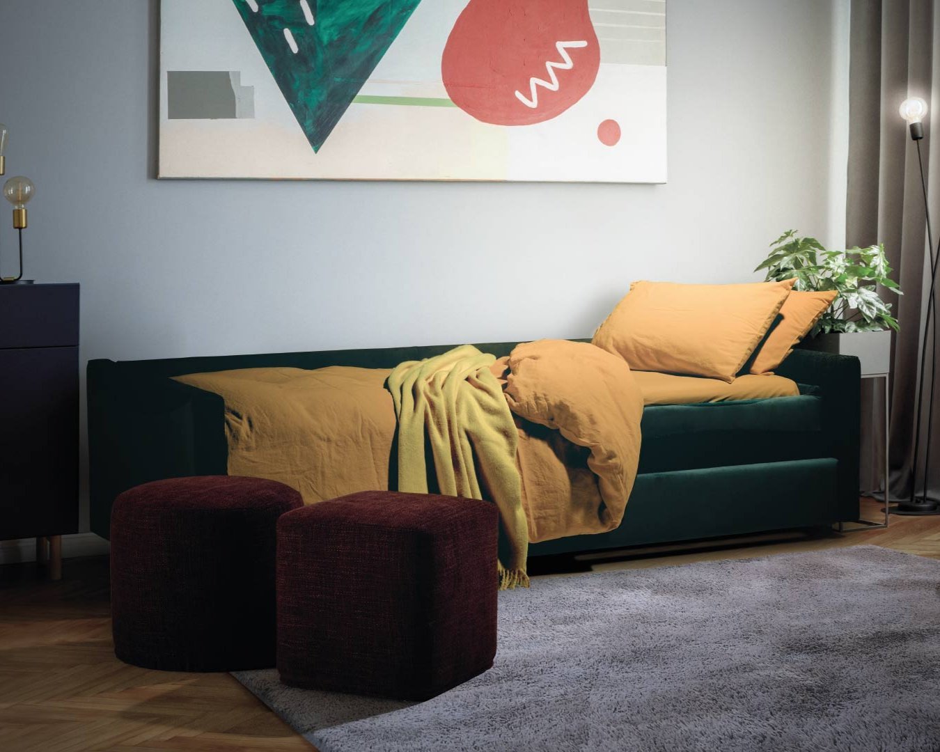 - Slumbersofa Uno - sofa bed for one perfect for a compact space - Spaceman