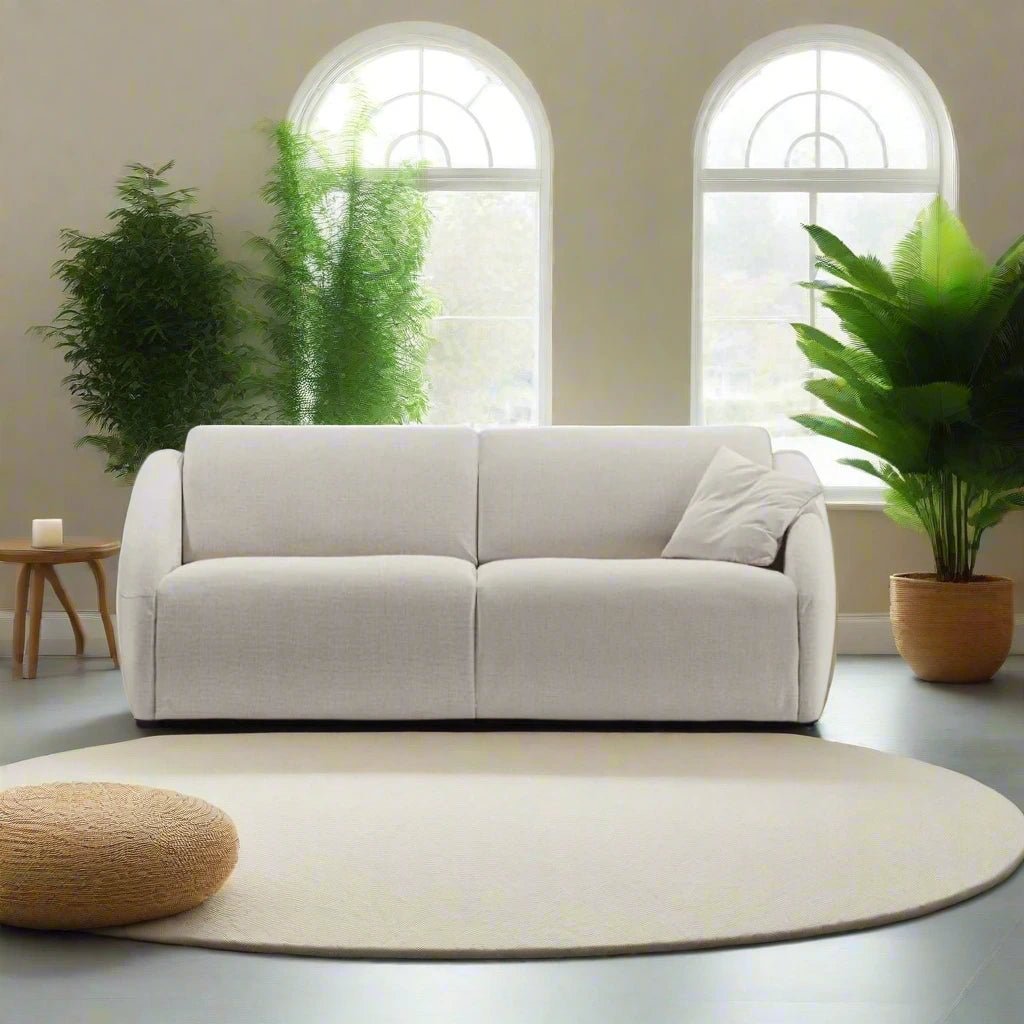 Sofa bed - Slumbersofa Aureola - Curvaceous Sofa Bed with Real Mattress - Spaceman