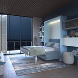 Transforming beds - Slumbersofa Poise - Murphy Bed and Minimalist Sofa - Spaceman