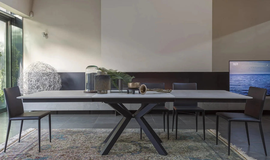 Atlas - Italian Design Extendable Dining Table - Space Saving Tables - Spaceman Singapore