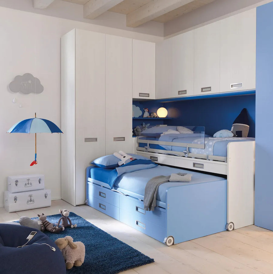 Cascade-Kids and Teens bunk Beds With Desk-Space Saving Beds-Spaceman Singapore