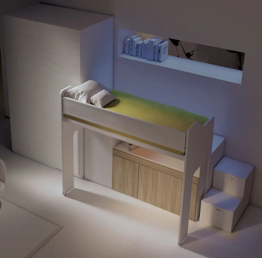 Kinetic - Custom Kids & Teens Bunk Beds & Loft Bed with Wardrobe or Desk - Spaceman Singapore