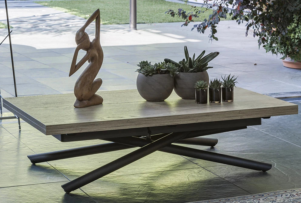 Tangle Fold Coffee Table to Dining Table Singapore Spaceman