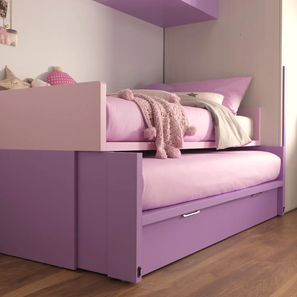 - Gemini - Kids/ Teens Bunk Beds with Drawers - Spaceman