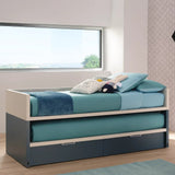 - Gemini - Kids/ Teens Bunk Beds with Drawers - Spaceman