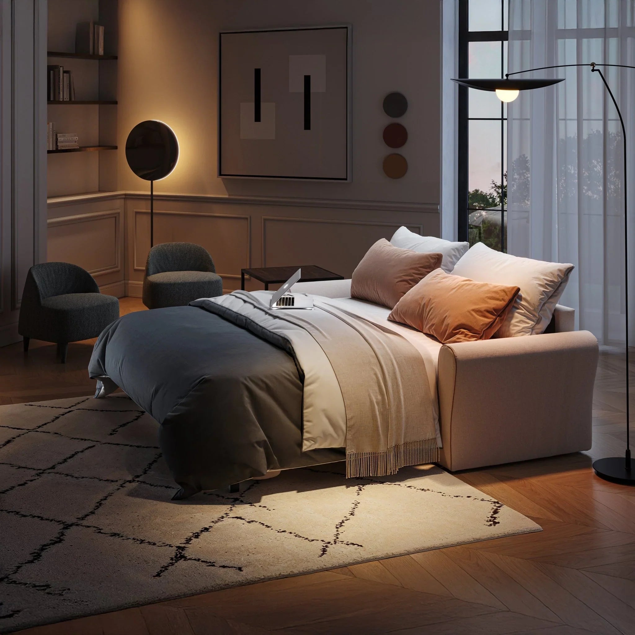 Where Sofa Beds Work Best in Your Bedroom and How to Use Them Efficiently - Spaceman