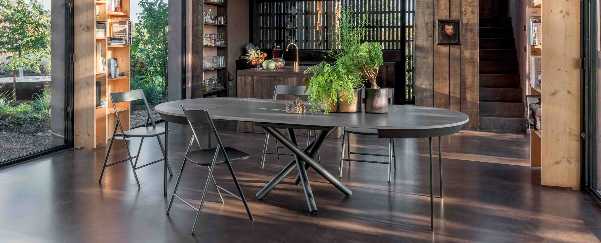 Extended round dining tables - Spaceman
