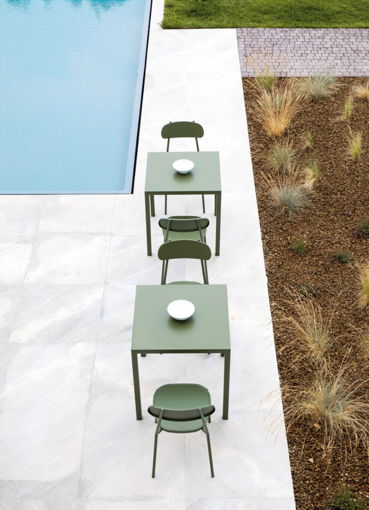 Spaceman Outdoor Furniture Singapore - Curvy Vibrant Outdoor Dining Chairs - Luxury Balcony Furniture