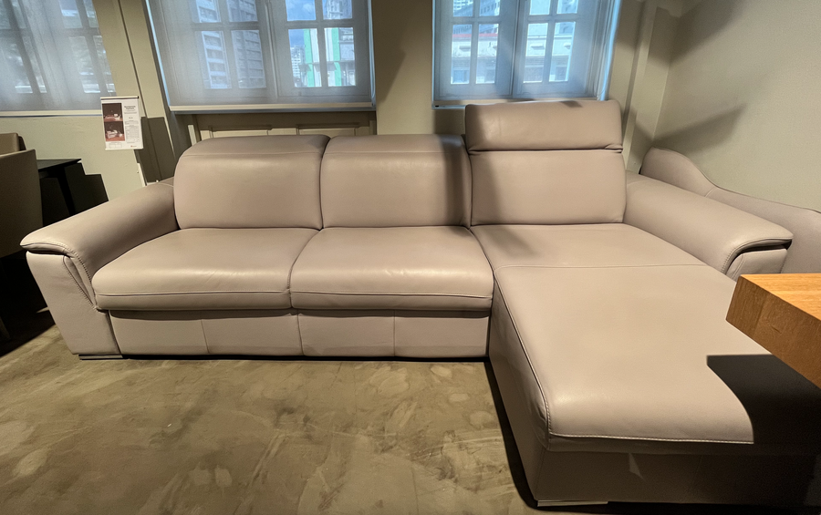 Ex-Display Slumbersofa Highback - Customisable Sofa Bed with Headrests (20% Off) - Space Saving Sofa Bed - Spaceman Singapore