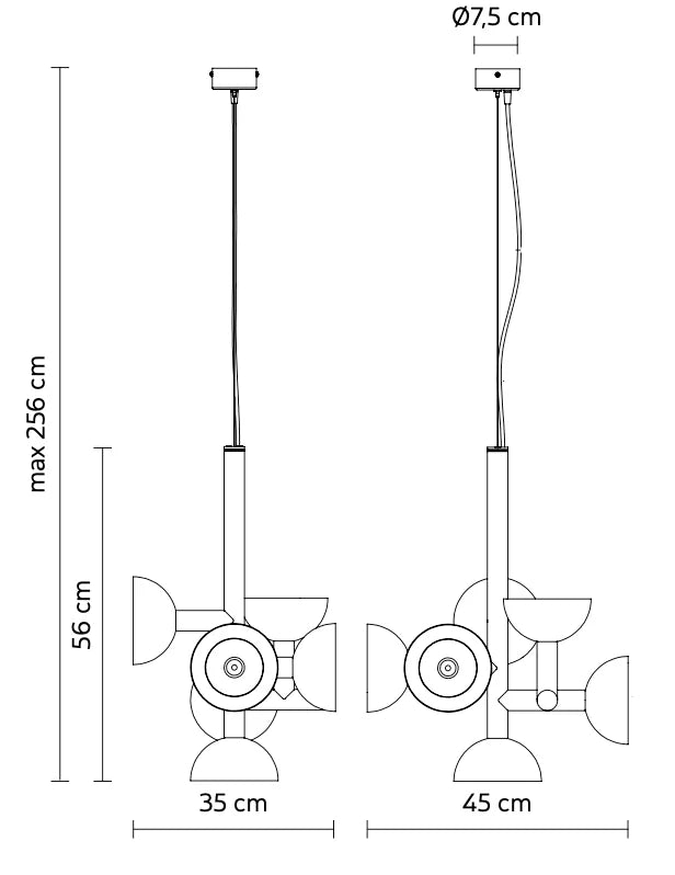 Sibilla_Small_pendant_light_dimensions