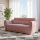 Slumbersofa Nuvola - Cloud-Soft Rounded Sofa Bed with Real Mattress