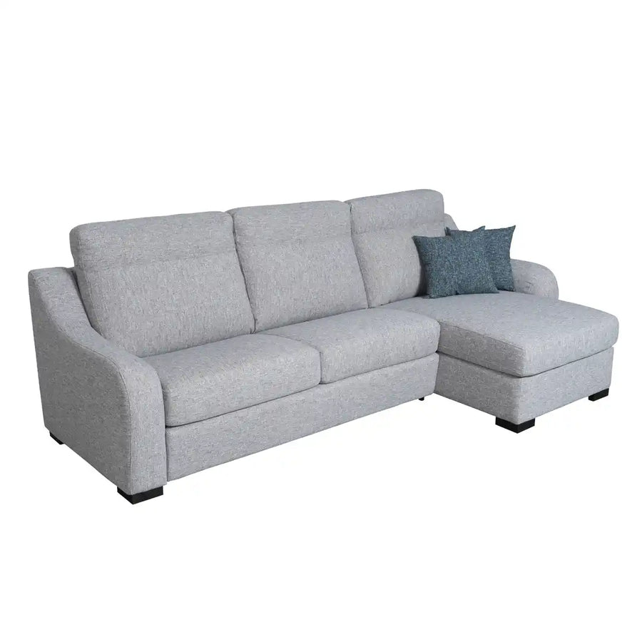 Slumbersofa Apex - high backrest sofa bed with charming curved arms