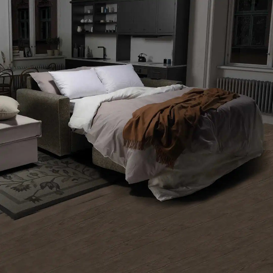 Slumbersofa Dynamo - The first classic sofa bed with an electric opening