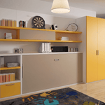 Bunk beds - Tuckin - Single Horizontal Murphy Bed - Spaceman