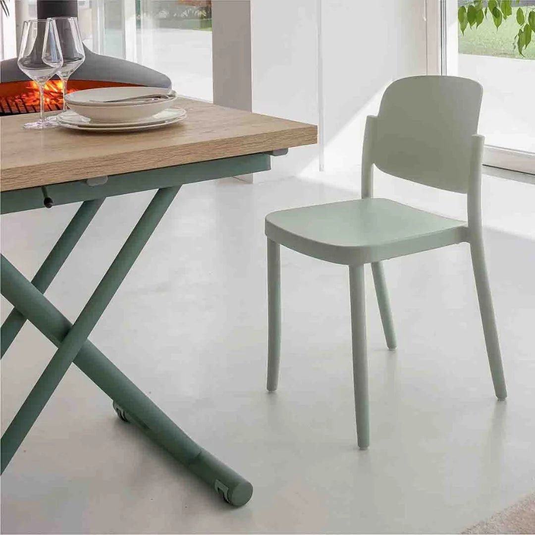 Chairs - Riviera - stackable indoor/outdoor dining chair - Spaceman