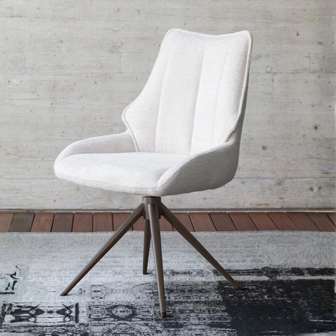 Chairs - Wingback - Luxurious Swivel Dining Chairs - Spaceman