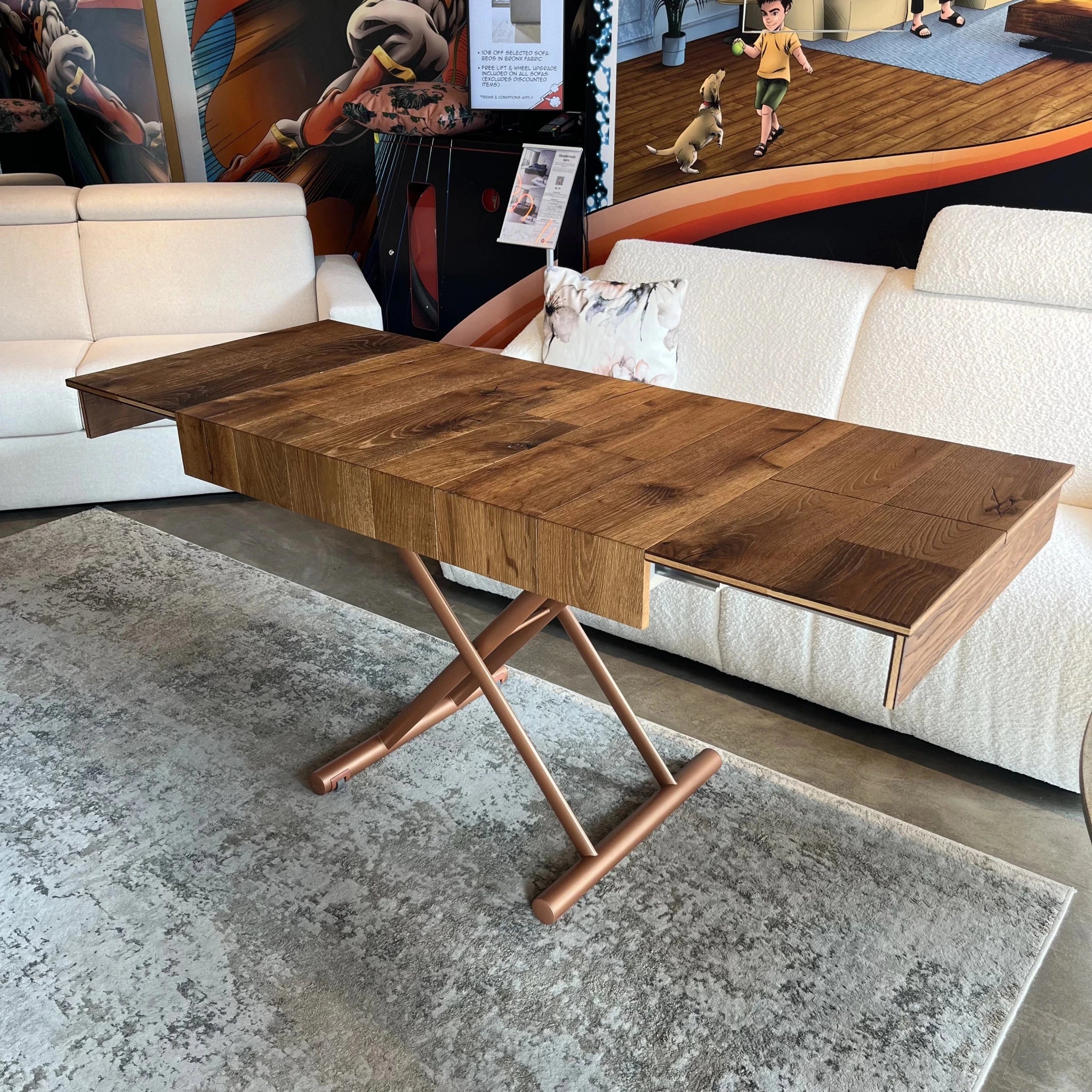 Coffee tables - EX-DISPLAY SALE 15% OFF - Wings - Compact Coffee and Extendable Dining Table - Spaceman
