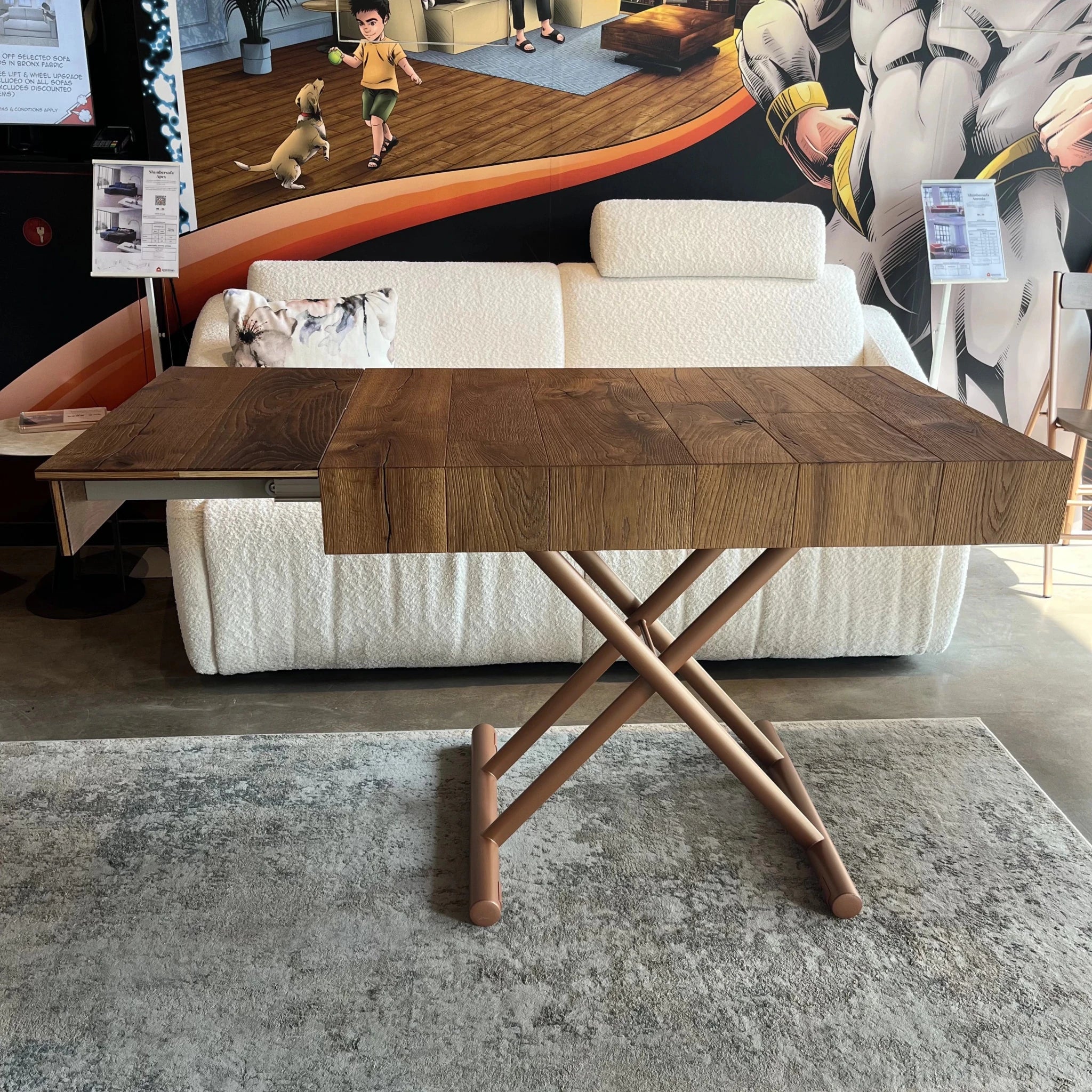 Coffee tables - EX-DISPLAY SALE 15% OFF - Wings - Compact Coffee and Extendable Dining Table - Spaceman