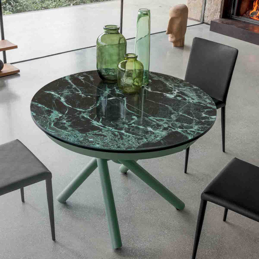 Plexus Rise Round Coffee To Dining Table | Made In Italy – Spaceman