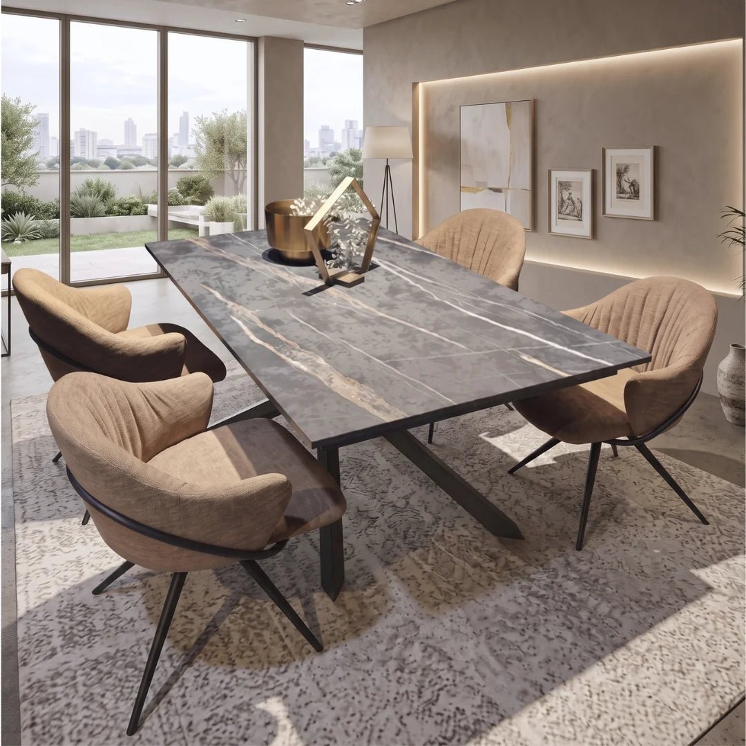 Dining table - Compatta 2026 - Intertwined Extendable Dining Table - Spaceman