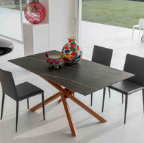 Dining table - Compatta - Intertwined Extendable Dining Table - Spaceman