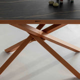 Dining table - Compatta - Intertwined Extendable Dining Table - Spaceman