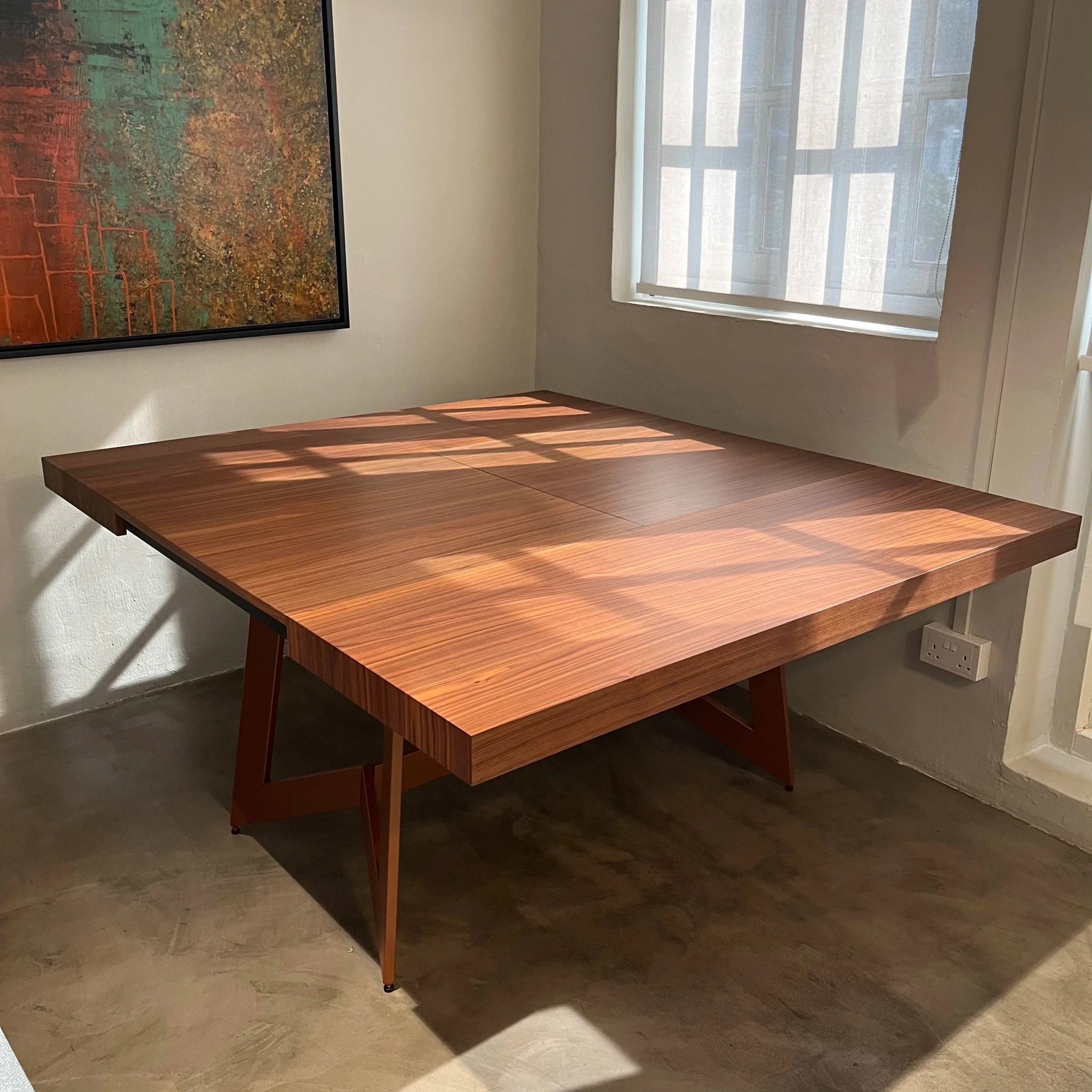 Dining table - EX-DISPLAY 15% OFF - Piazza - Dining Table Extends From Rectangular To Square - Spaceman