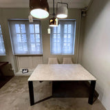 Dining table - EX - DISPLAY Orb 160 - Minimalist Extending Dining Table 10% OFF - Spaceman