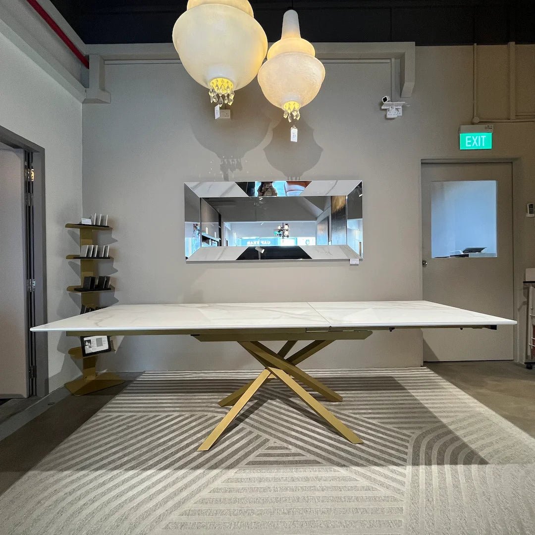 Dining table - EX-DISPLAY SALE 10% OFF - Compatta - Intertwined Extendable Dining Table - Spaceman