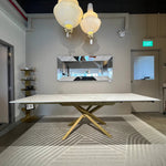 Dining table - EX-DISPLAY SALE 10% OFF - Compatta - Intertwined Extendable Dining Table - Spaceman