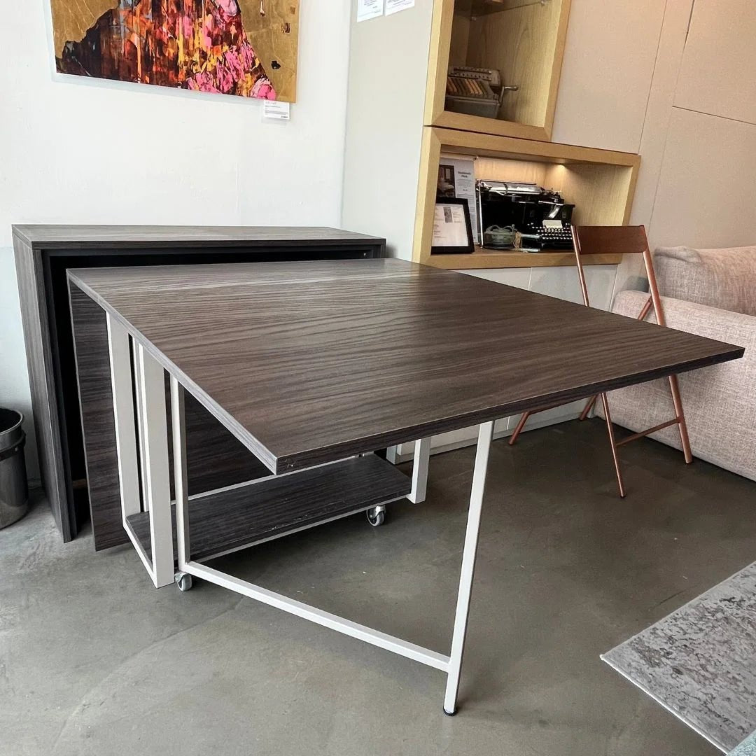 Dining table - EX - DISPLAY SALE 15% OFF - Ensemble Console - Dining Table and Hidden Chairs - Spaceman