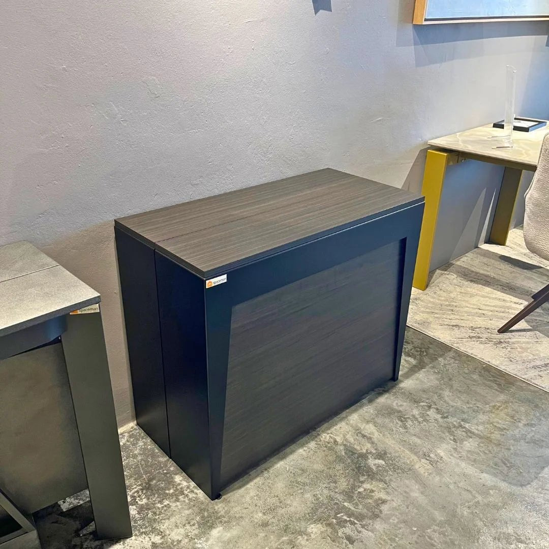 Dining table - EX - DISPLAY SALE 15% OFF - Mammoth 90cm + Trolley + 4 Linea chairs - Spaceman