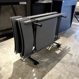 Dining table - EX - DISPLAY SALE 15% OFF - Mammoth 90cm + Trolley + 4 Linea chairs - Spaceman