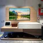 Dining table - EX - DISPLAY SALE 60% OFF - Wall - Mounted TV Console with Secret Pull - Out Table - Spaceman