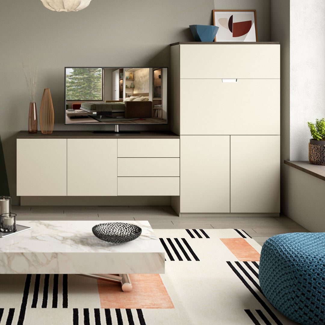 Hidden Desk with Storage - Home Office Solution – Spaceman