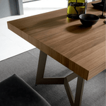 Dining table - Piazza - Dining Table Extends From Rectangular To Square - Spaceman