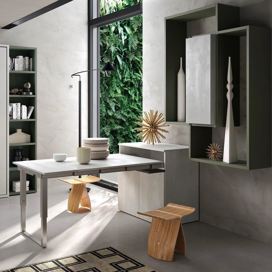 Secret Hidden WallMounted PullOut Table Spaceman