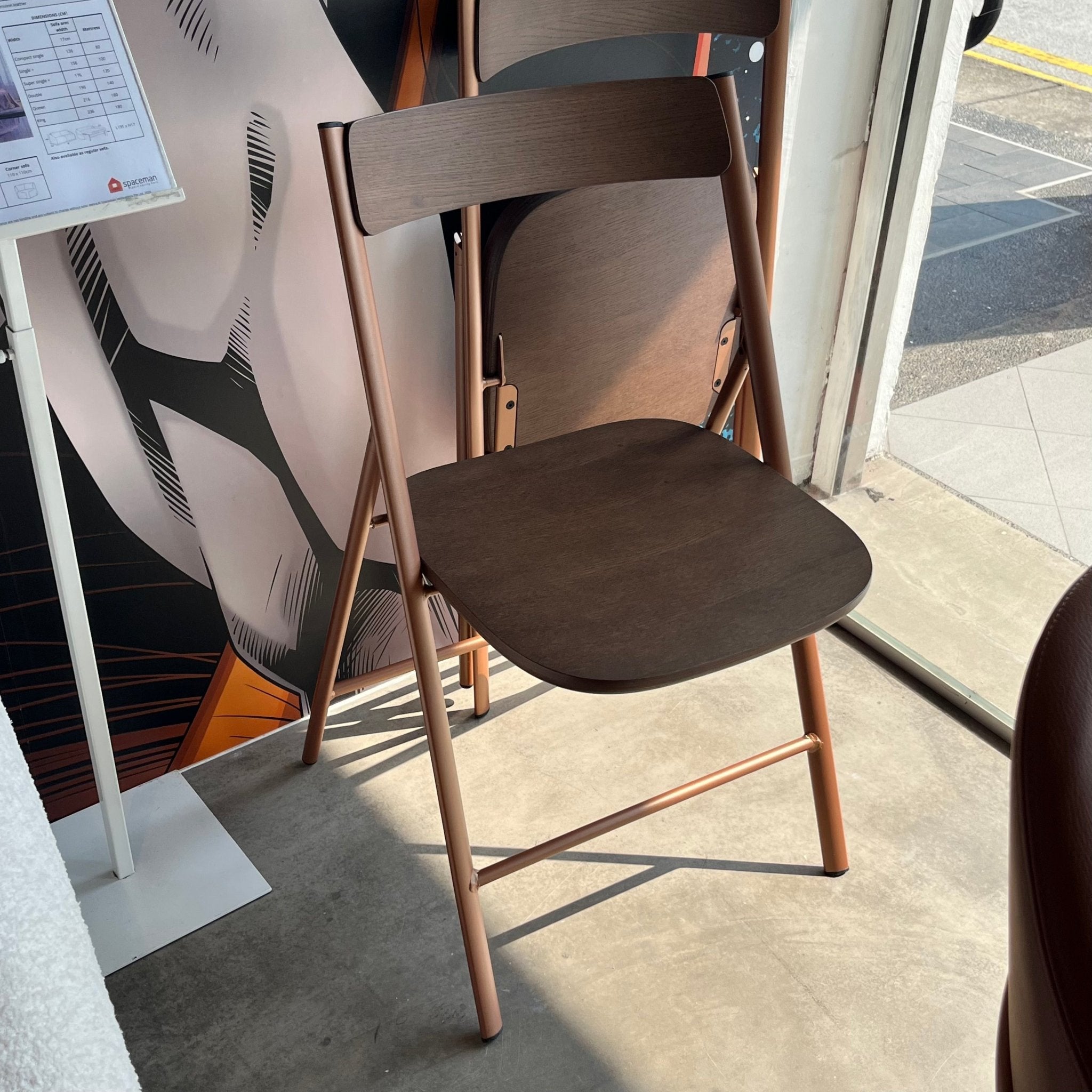 - EX-DISPLAY 15% OFF ~ Svelte - Luxury Foldable Dining Chairs - Spaceman