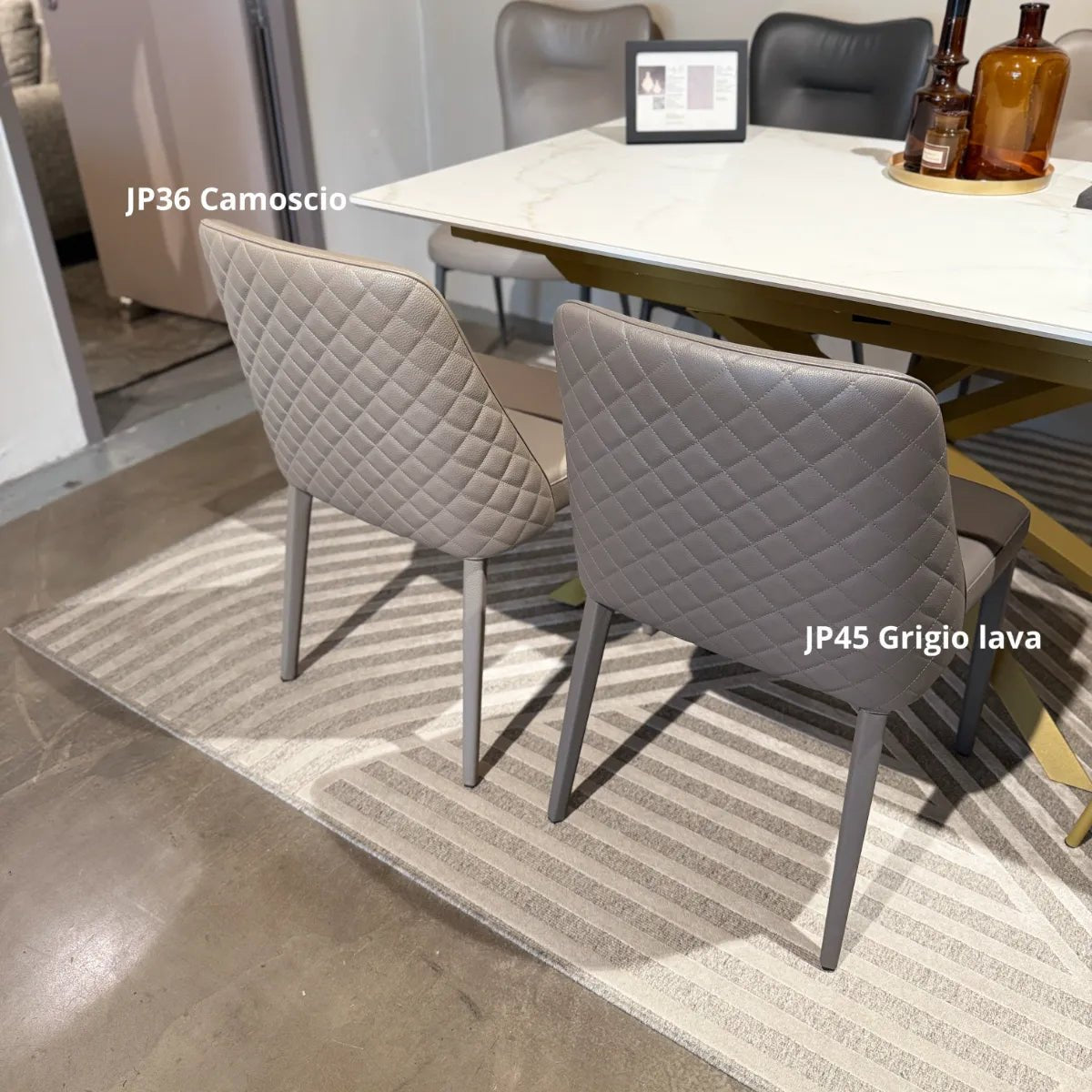  - EX - DISPLAY 25% + 15% OFF - Cradle Leather Dining Chairs - Spaceman