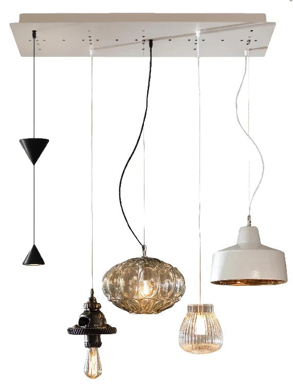  - EX - DISPLAY LIGHTING 35% OFF - Cluster Linear Pendant Light - Spaceman