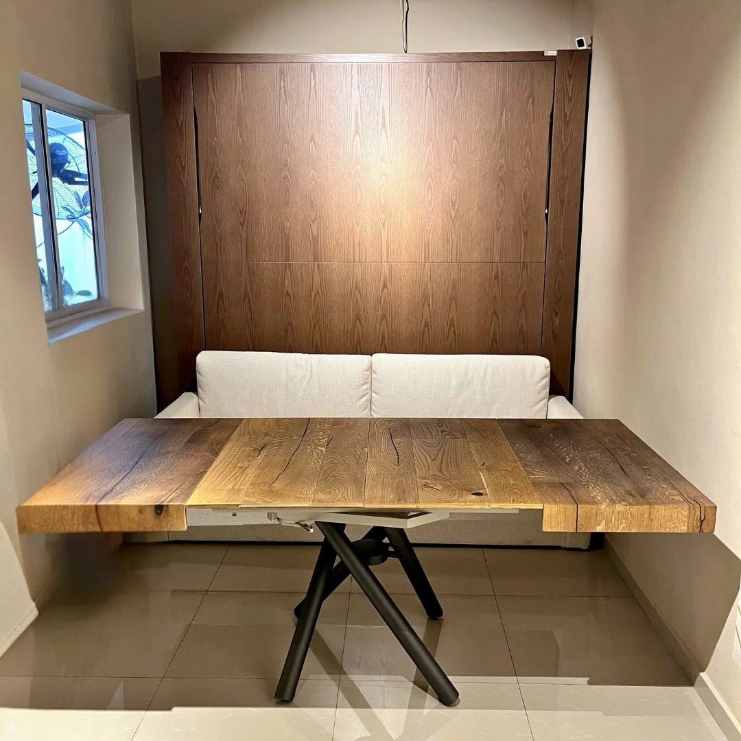  - EX - DISPLAY SALE 10% OFF ~ Plexus Rise Rectangle - Coffee and Extendable Dining Table - Spaceman