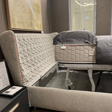  - EX - DISPLAY SALE 15% OFF - Slumberstore Snug Queen - size storage bed + Dual - lift mechanism + FREE headboard cover - Spaceman